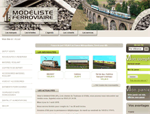 Tablet Screenshot of modeliste-ferroviaire.com